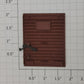 Lionel 714-9 Brown Cast Metal  Door with Latch