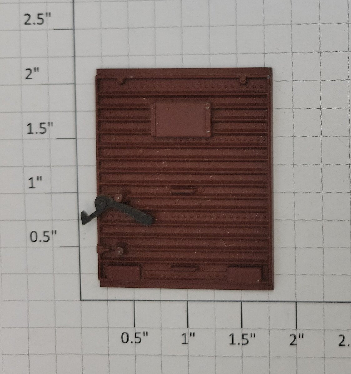 Lionel 714-9 Brown Cast Metal  Door with Latch