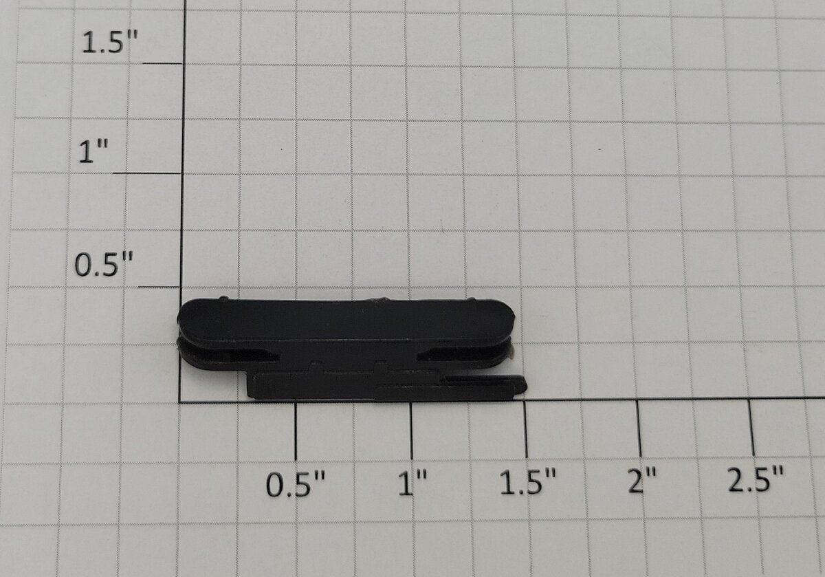 Lionel 9123-7 Auto Carrier Black End Wheel Stop Clip Latch