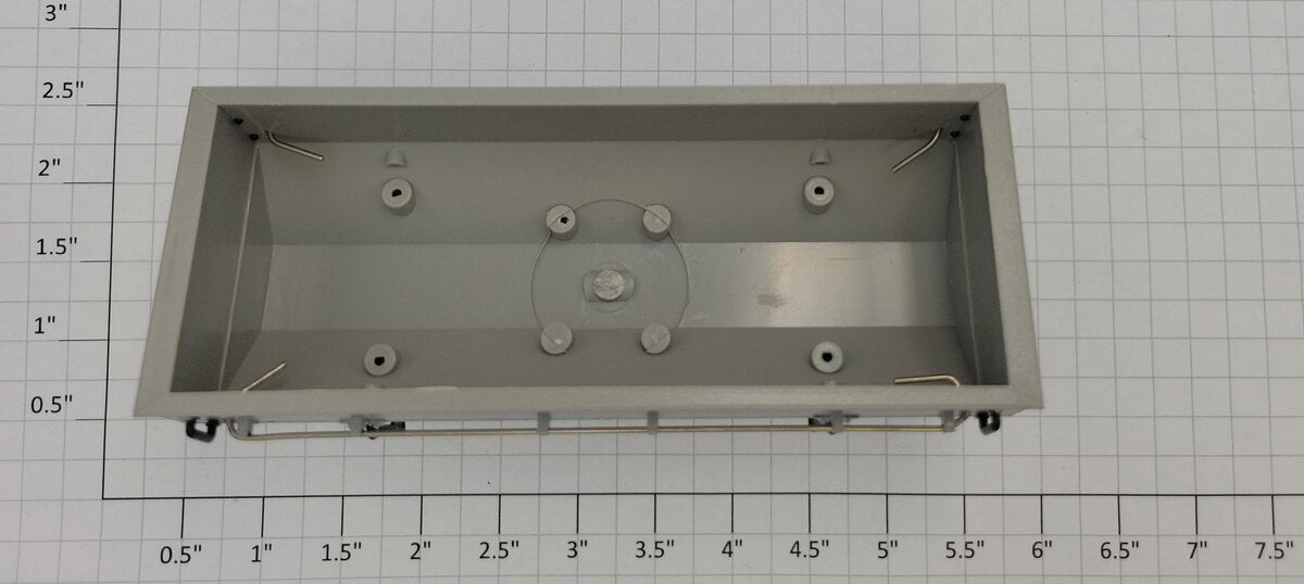Lionel 26913-10 O Gauge Gondola Silver Painted Coil Cover with Black Trim