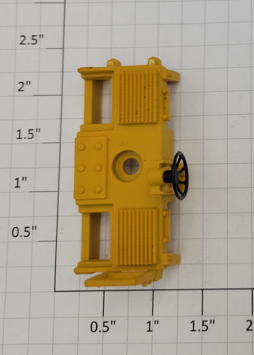 Lionel 6322-60 Yellow Intermodal End Platform with Brake Wheel