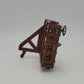 Lionel 6467-6 O Gauge Brown Liquefied Gas Flatcar Bulkhead with Brake Wheel