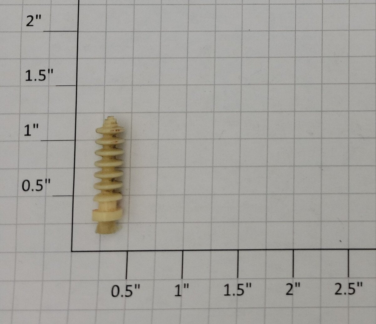 Lionel 2461-6 O Gauge Long Off-White Snap-In Transformer Insulator