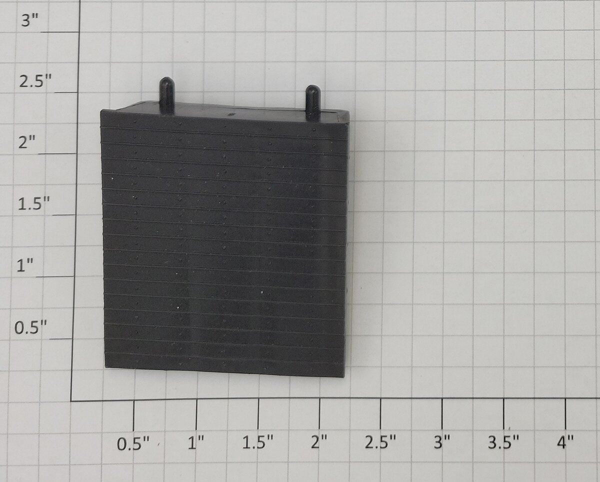 K-Line K6900-07-04 O Gauge Black Flat Car Bulkhead