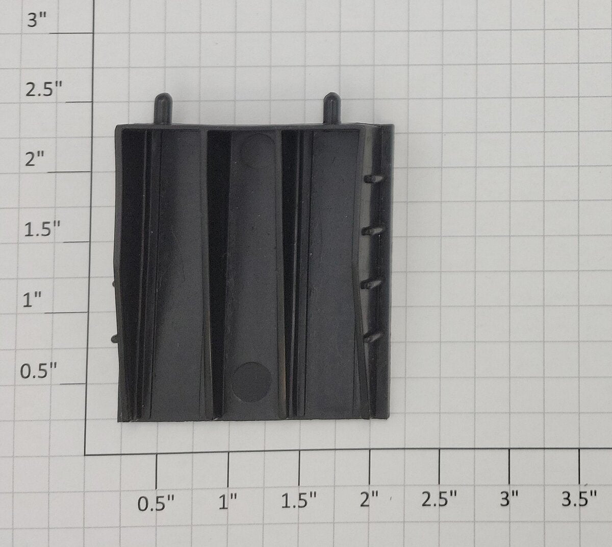 K-Line K6900-07-04 O Gauge Black Flat Car Bulkhead