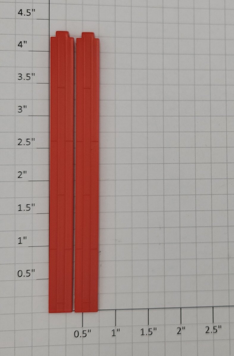 K-Line K6900-01-03 O Gauge Flat Car Red Ramps (Set of 2)
