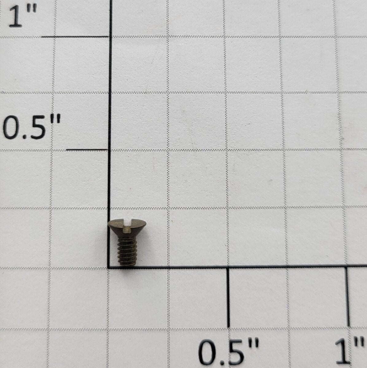 Walthers 947-1072 HO Brass Machine Screw #2-56 X 3/16 Flat Head
