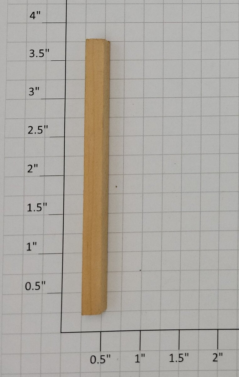 Lionel 6264-011 Forklift Platform & Car Timber 3.5" L x .25" Square (Bag of 12)
