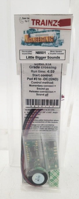 Ngineering N8501 Little Bigger Sounds Effect 012 Grade Crossing Kit