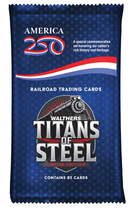 Walthers 900-2998 Titans of Steel America 250 8 Pack Counter Display