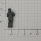 Lionel 3428-12 O Gauge Gray Mailman Figure with Magnet