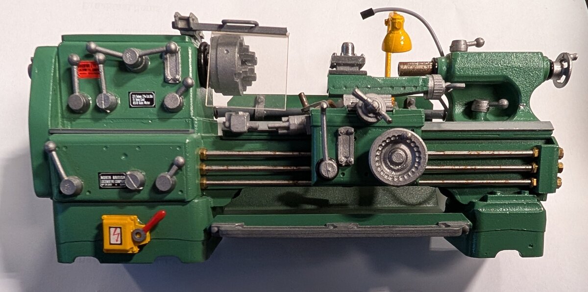 Sword Models 1:50 Scale Replica Industrial Engine Lathe
