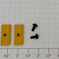 Lionel 17588-235 O Gauge Husky Stack Yellow Truck Spacer with Screws (Set of 2)