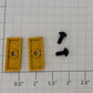Lionel 17588-235 O Gauge Husky Stack Yellow Truck Spacer with Screws (Set of 2)