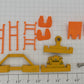Acme 0728-20 TTUX Orange Trailer Fifth Wheel Receiver & Diecast Yellow Coupler