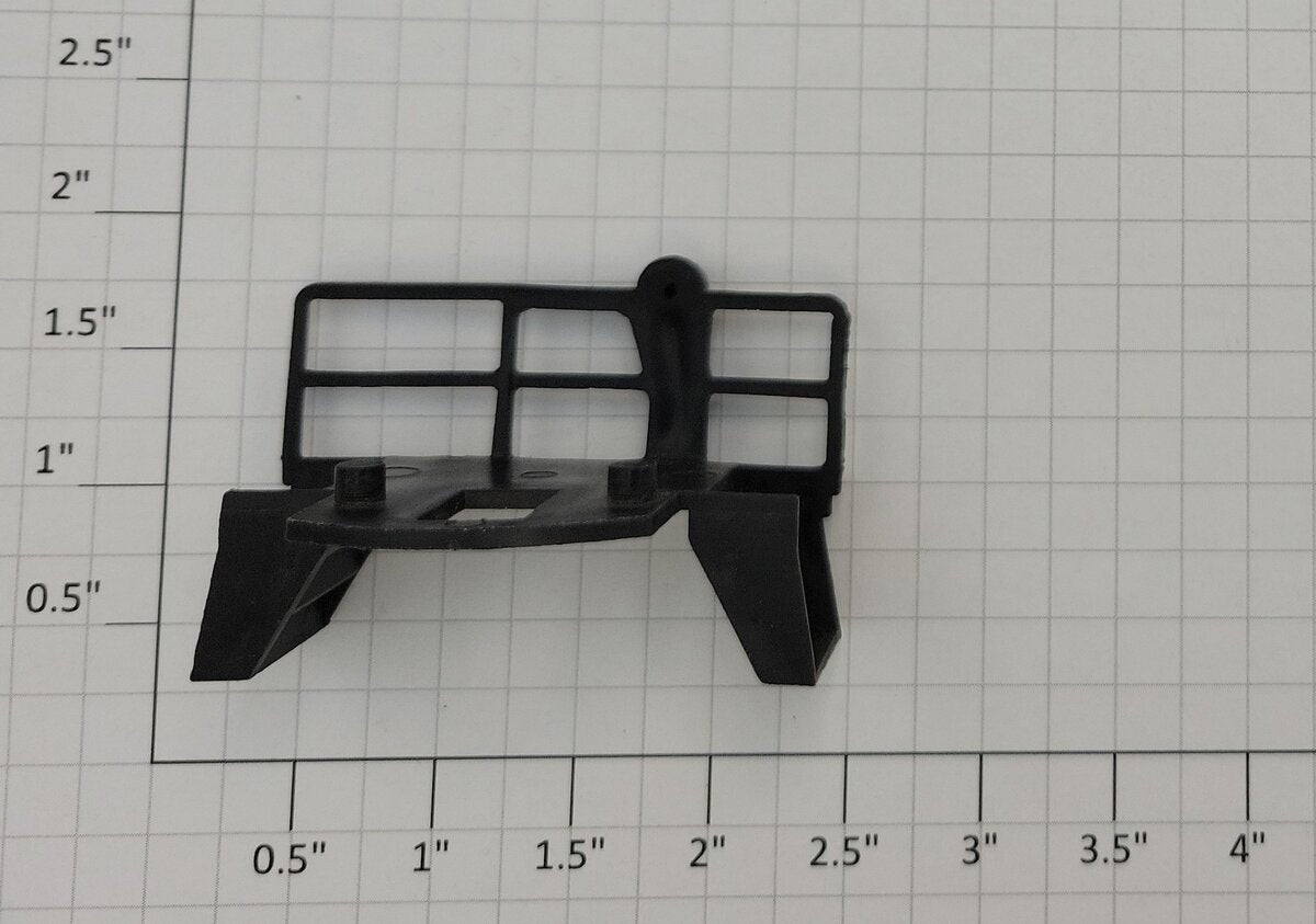 Lionel 6517-6X Bay Window Caboose End Rail w/o Frame Slot Without Wheel