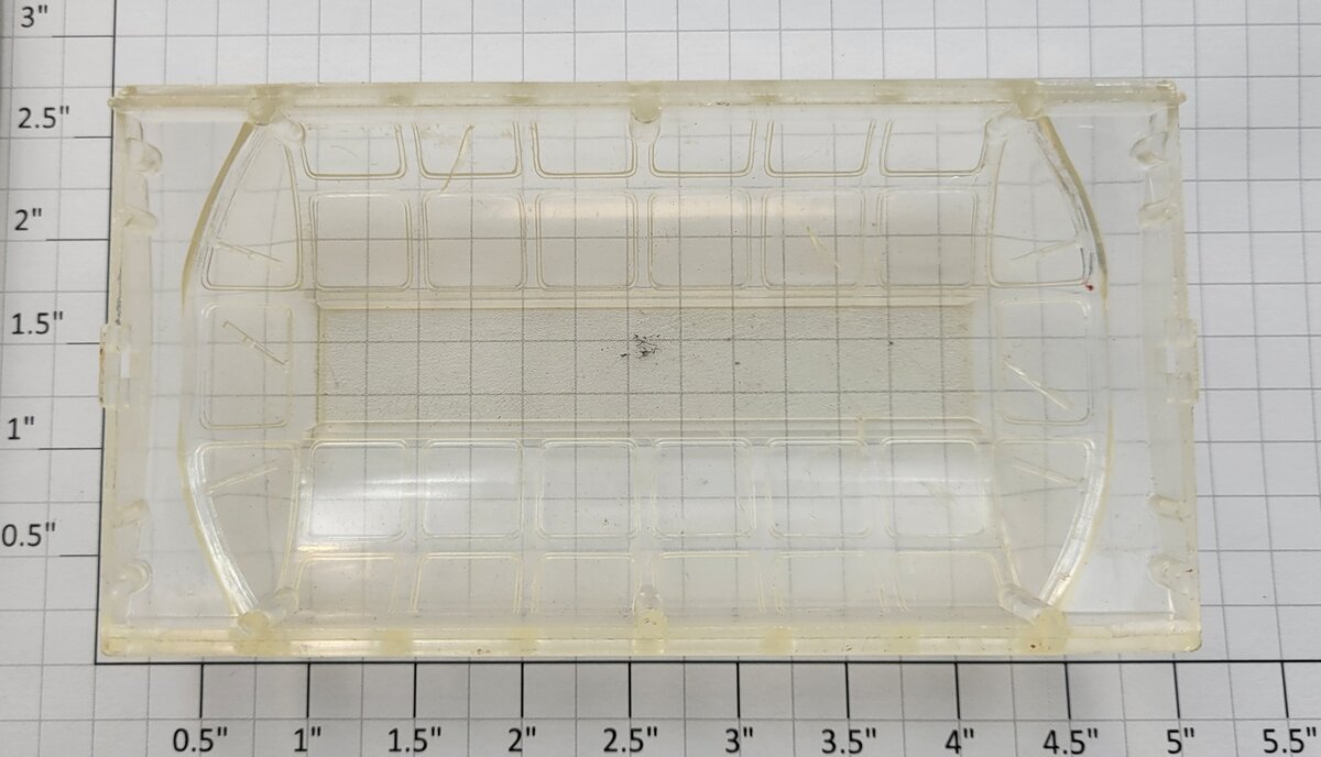 Lionel 2532-16 Clear Vista Dome Window Insert