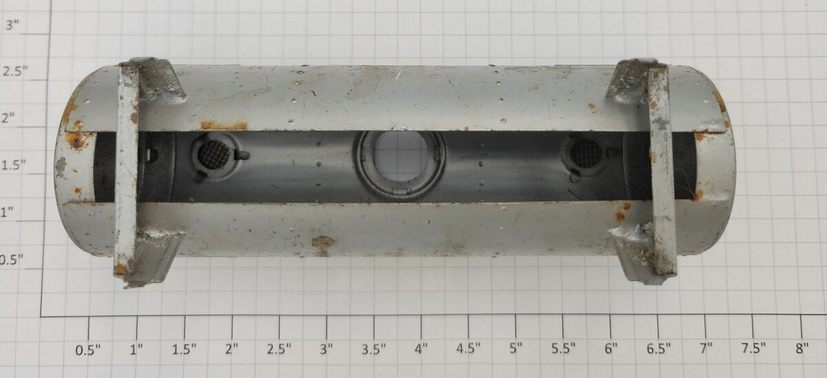 Lionel 804 O Gauge Prewar Sunoco Tinplate Oil Tank Car Shell with Trim