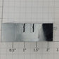 Acme 30-721 Chrome Semi Headache Rack with Three Compartments