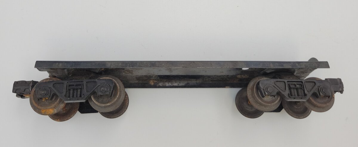 Lionel 6464-11 O Gauge Black Boxcar Frame with One Hole & One Operating Coupler
