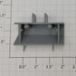 Lionel 9120-7 O Gauge Gray Plastic Dual Wheel Piggyback Trailer Chock w/ Tabs