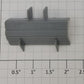 Lionel 9120-7 O Gauge Gray Plastic Dual Wheel Piggyback Trailer Chock w/ Tabs