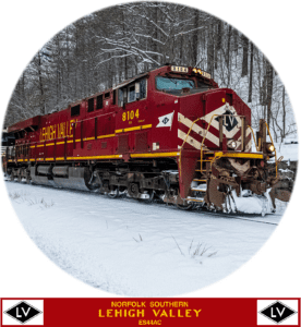 RMT by Design R-047-38 Norfolk Southern-Lehigh Valley Heritage #8104 Bar Stool