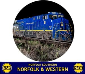 RMT by Design R-047-24 NS-Norfolk & Western Heritage #8103 Bar Stool