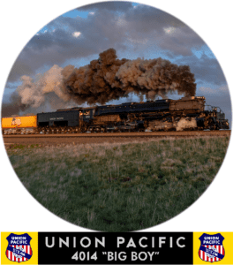 RMBD R-017-4014-B Union Pacific Big Boy View B - Daytime #4014 Bar Stool