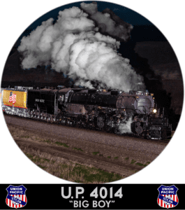 RMBD R-017-4014-A Union Pacific Big Boy View A - Night #4014 Bar Stool