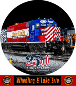 RMT by Design R-037-1776 Wheeling & Lake Erie USA 250th #1776 Bar Stool