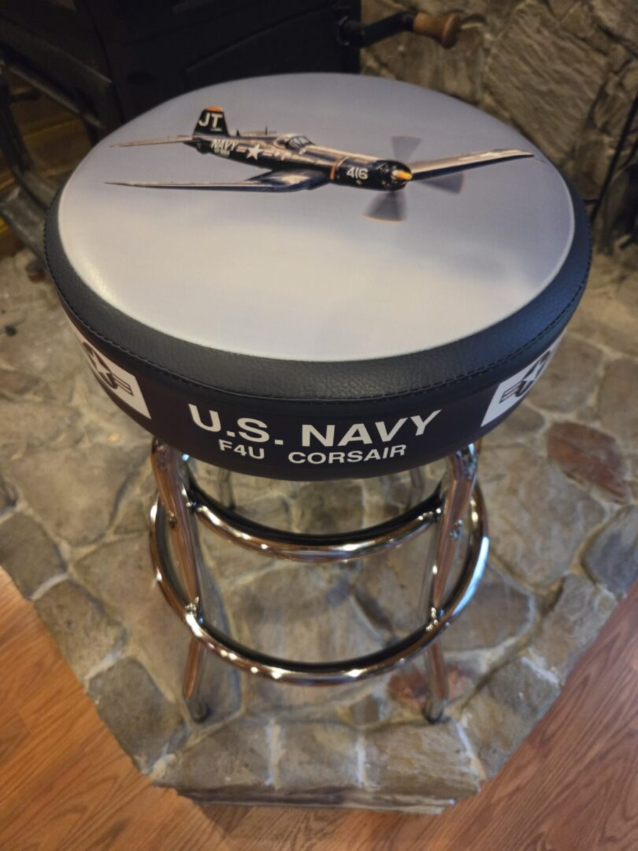 RMBD A-32-1 US Navy F-4U Corsair Warbird Bar Stool