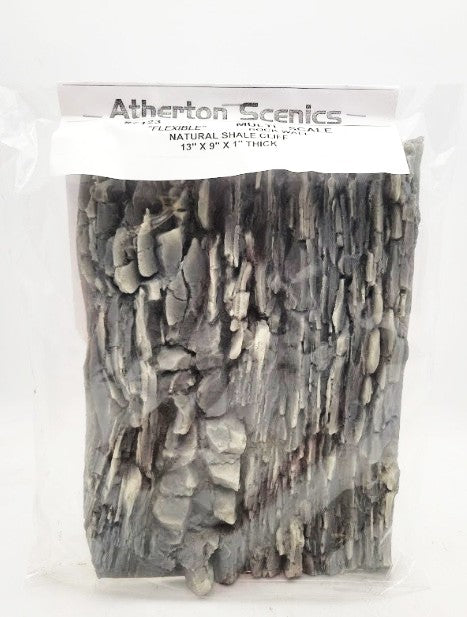 Atherton Scenics 7123 Multi-Scale Flexible Rock Wall Natural Shale Cliff
