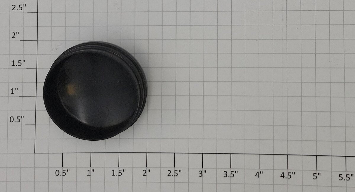 Kusan TE-55 O Gauge Black "Dow Chemical" Tank Car End Cap #610