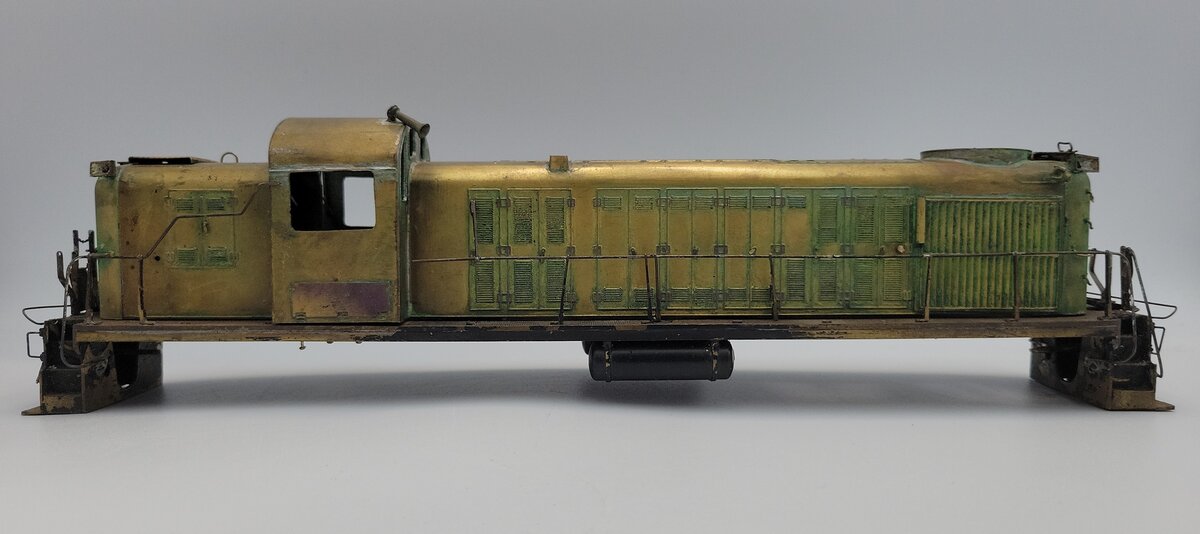 Acme 1760-30 O Gauge Brass Lackawanna FM Shell and Frame with Trim