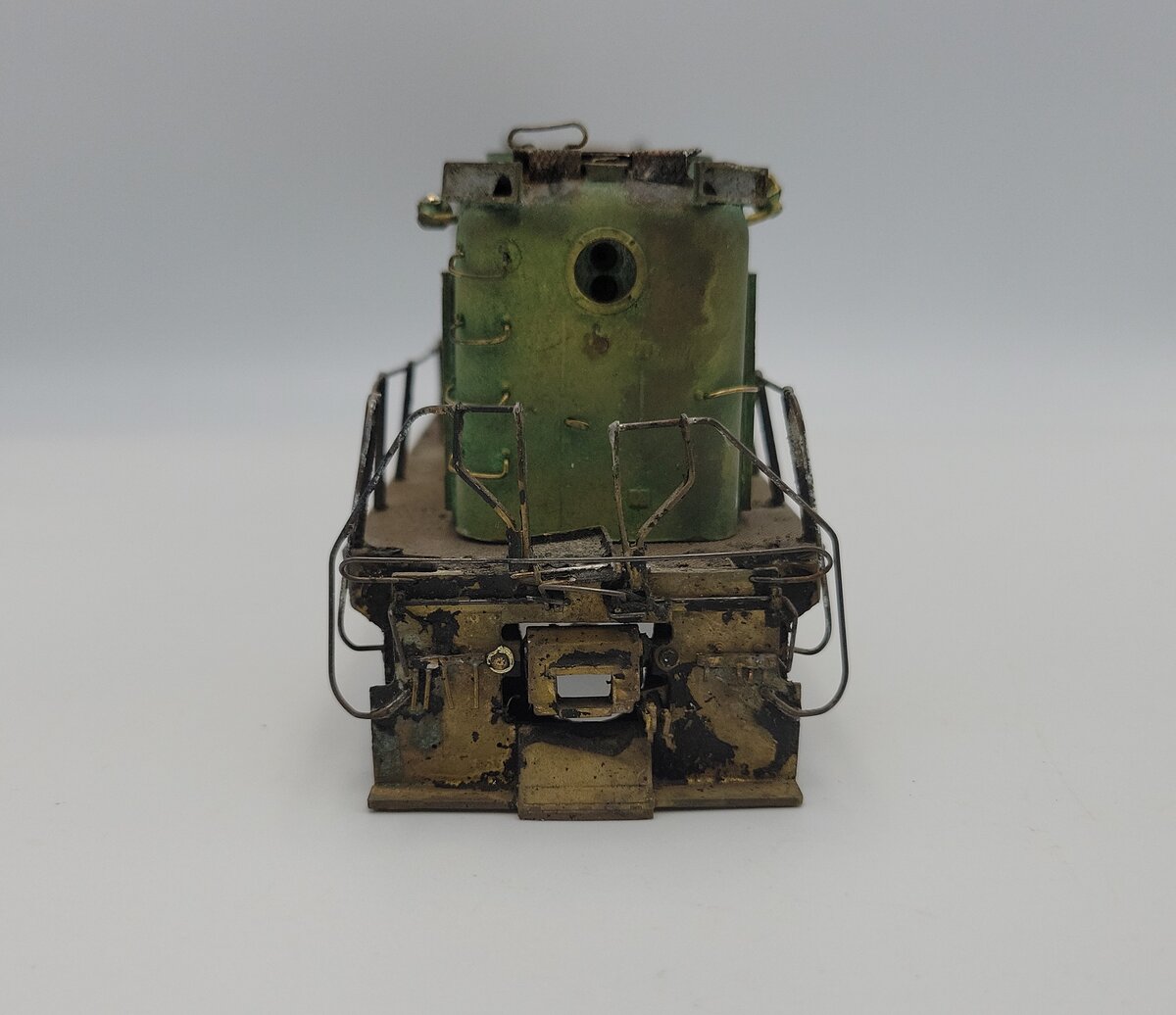 Acme 1760-30 O Gauge Brass Lackawanna FM Shell and Frame with Trim