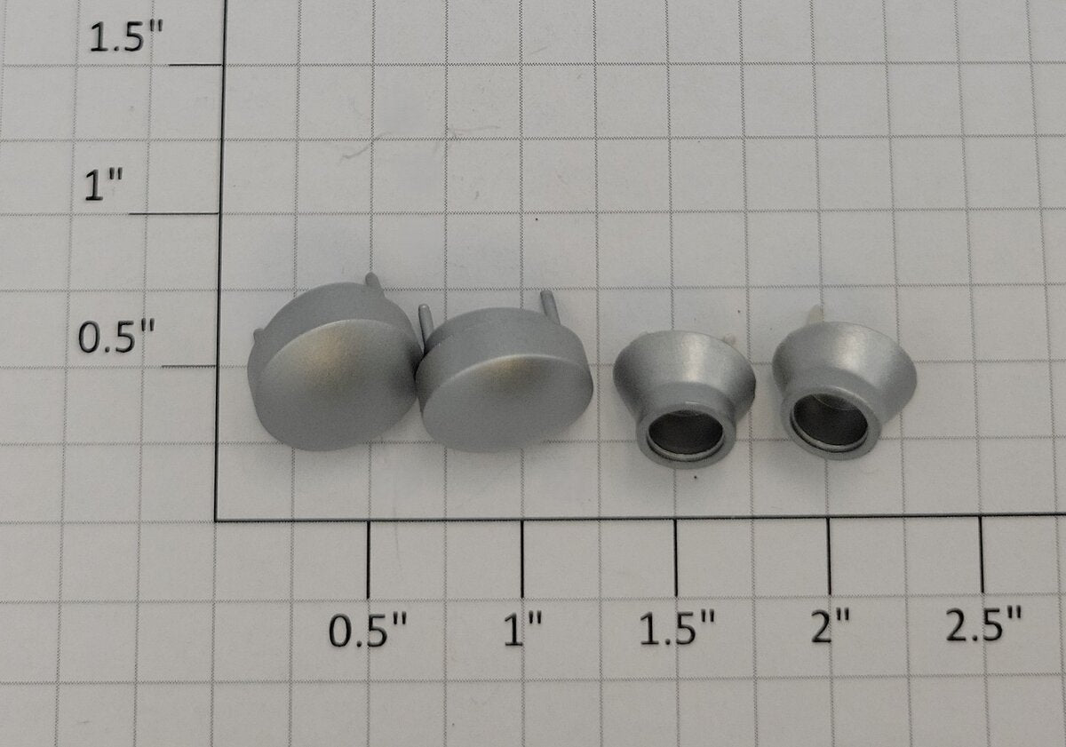 RMT 22-326 Mini F-3 Diesel Loco Generator Intake & Exhaust Covers (Set of 2)