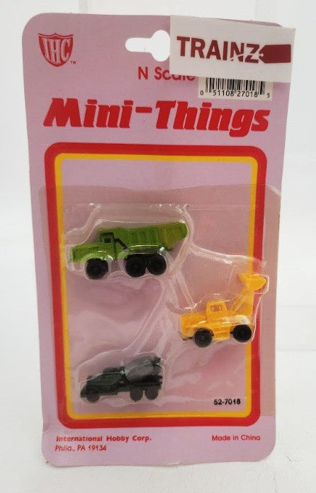 IHC 52-7018 N / 1:160 Scale Mini-Things Construction Vehicles (Set of 3)
