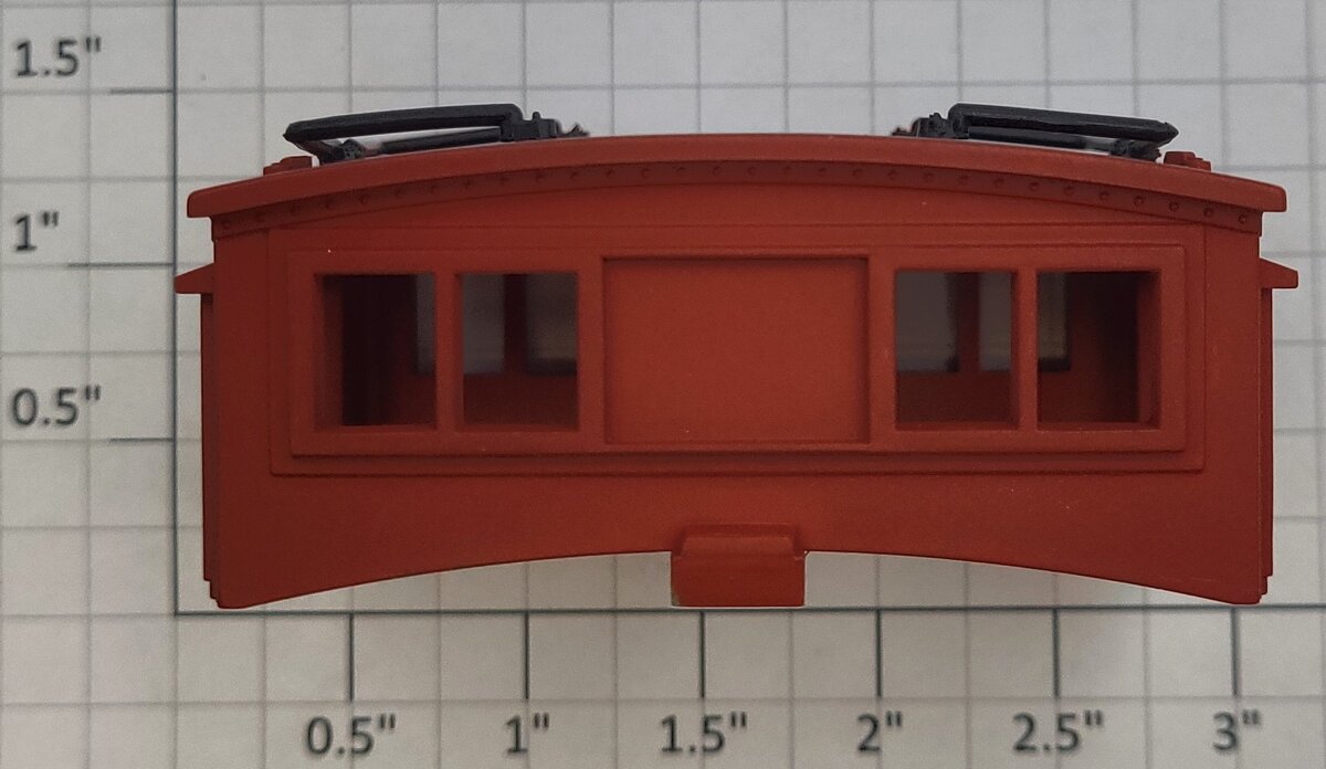 Lionel 17606-25 Red Caboose Cupola with Red Roof and Black Rails
