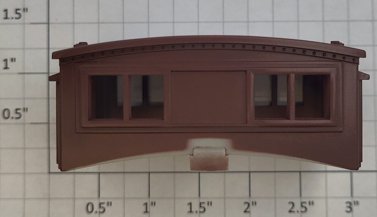 Lionel 17606-26 Brown Caboose Cupola with Trim On Top