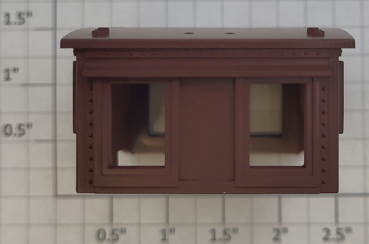 Lionel 17606-26 Brown Caboose Cupola with Trim On Top