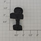 Lionel 6706-36X O Gauge Diecast Black Fifth Wheel Trailer Bracket