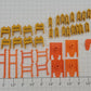 K-Line TTX-77025 O Gauge TTX Trailer Fifth Wheel Brackets and Riser Assortment