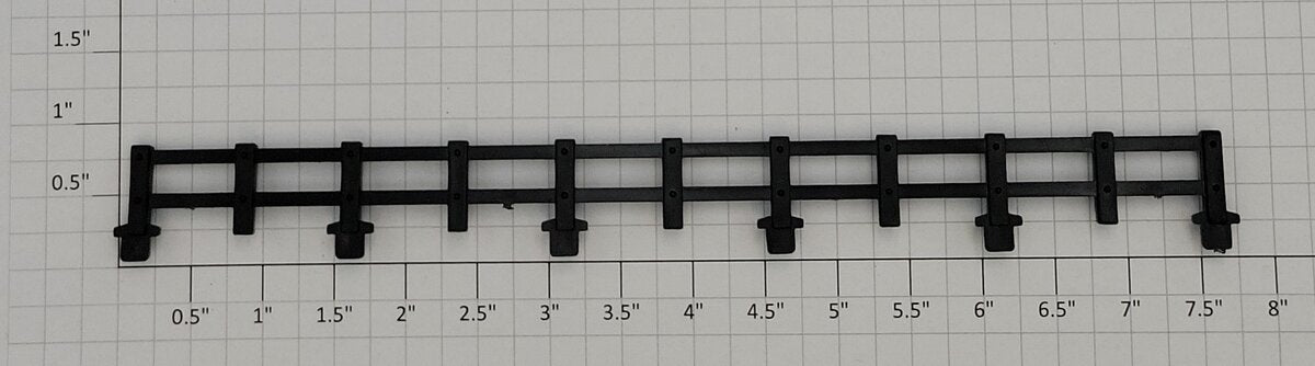 Lionel 9953-200 O Gauge W&ARR Horse Flatcar Black Side Fence