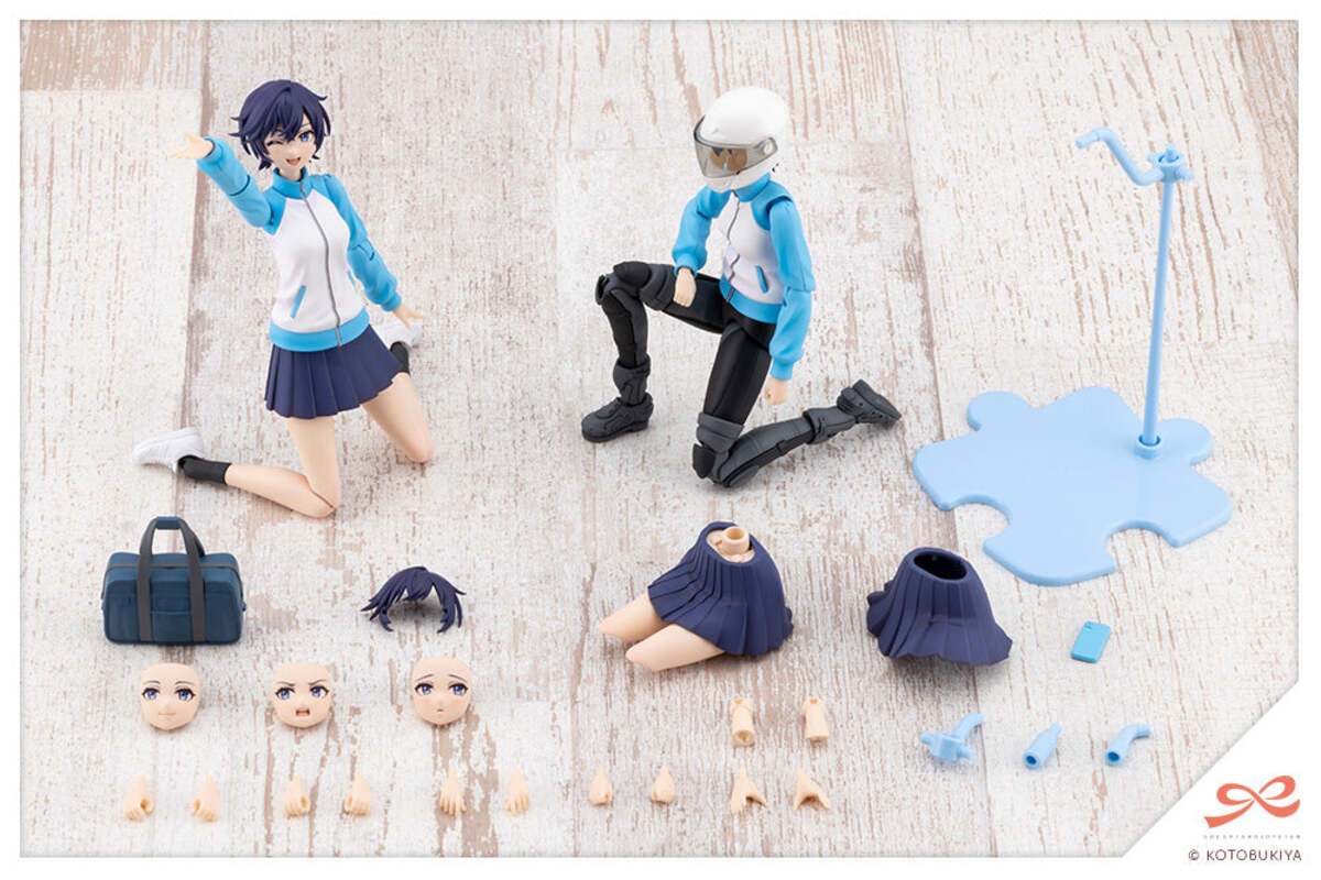 Kotobukiya JK035 1:10 Rui Saotome (Touou High School Tracksuit) Model Kit