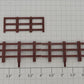 Lionel 9553-200 O Gauge W&ARR Horse Flatcar Brown Side Fence w/ 2 End Fences