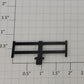 Lionel 39480-200 O Gauge Horse Flatcar Black End Fence w/ Center Post