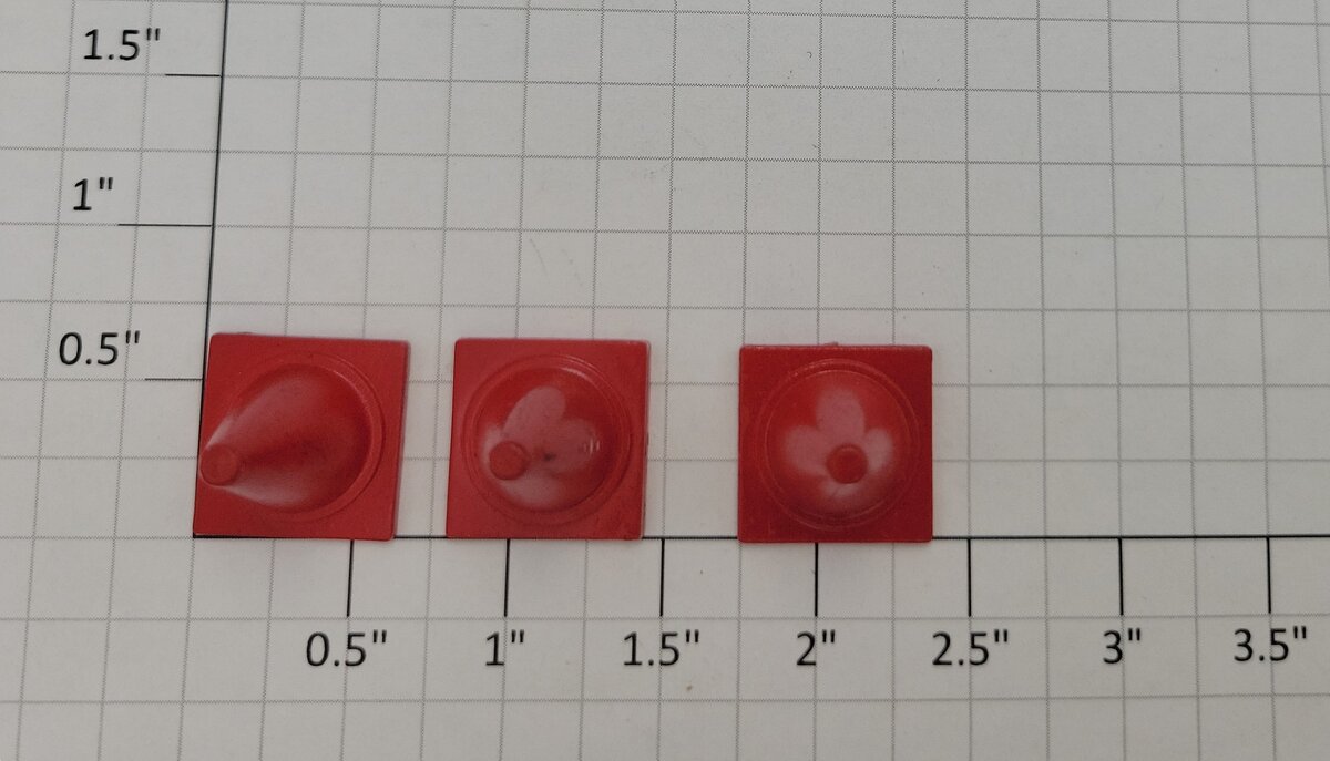 Acme 0803-38 O Gauge Repainted Traffic Cones (Set of 3)