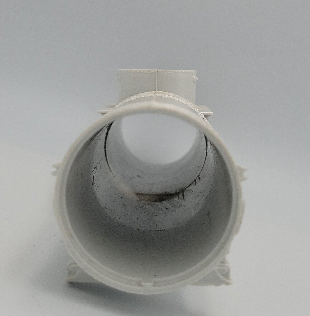Kusan TE-55 O Gauge White Single Dome Tank w/o Top / End Caps w/ Handrails
