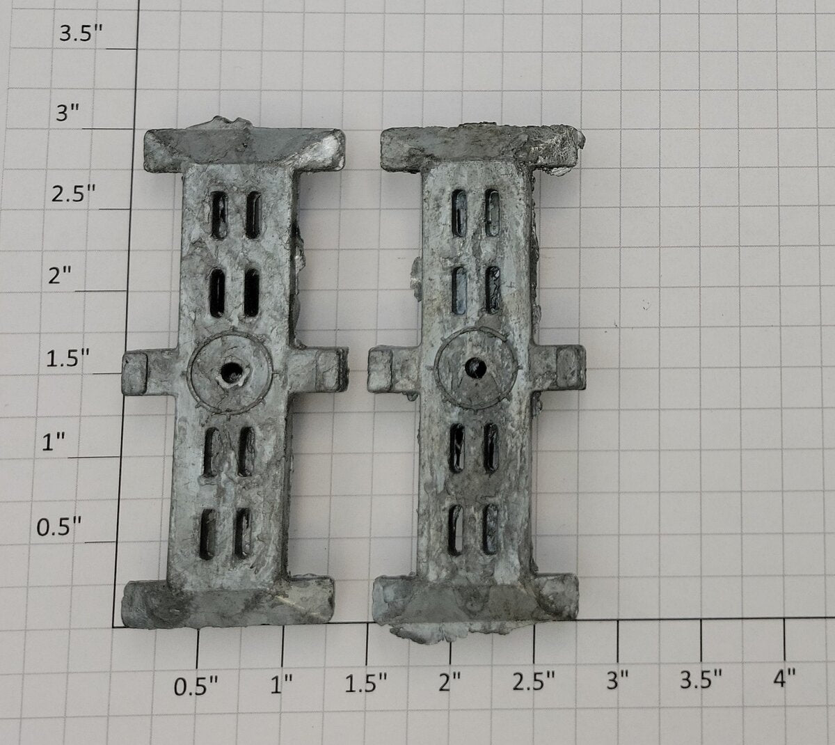 Acme 0803-13 HO Scale Diecast Unfinished / Unpainted Underframe (Set of 2)